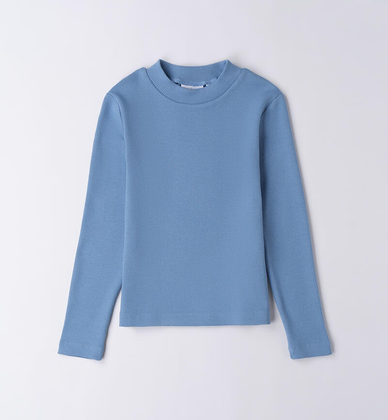 Maglietta ragazza Sarabanda AZZURRO-3762
