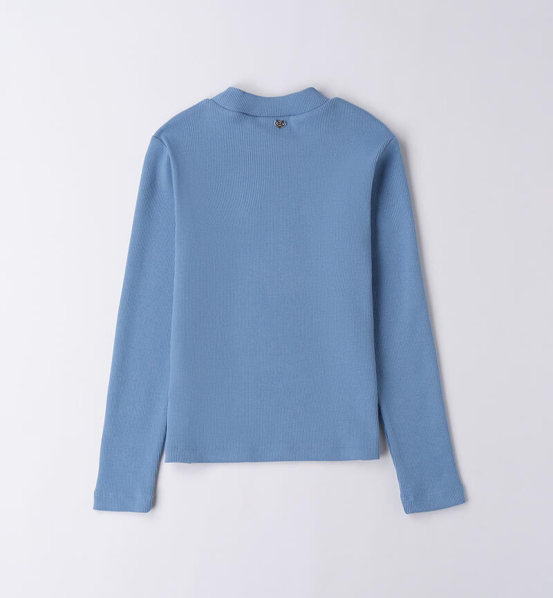 Maglietta ragazza Sarabanda AZZURRO-3762