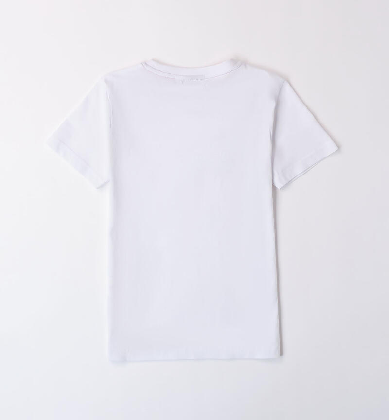 Boys¿ top in 100% cotton BIANCO-0113