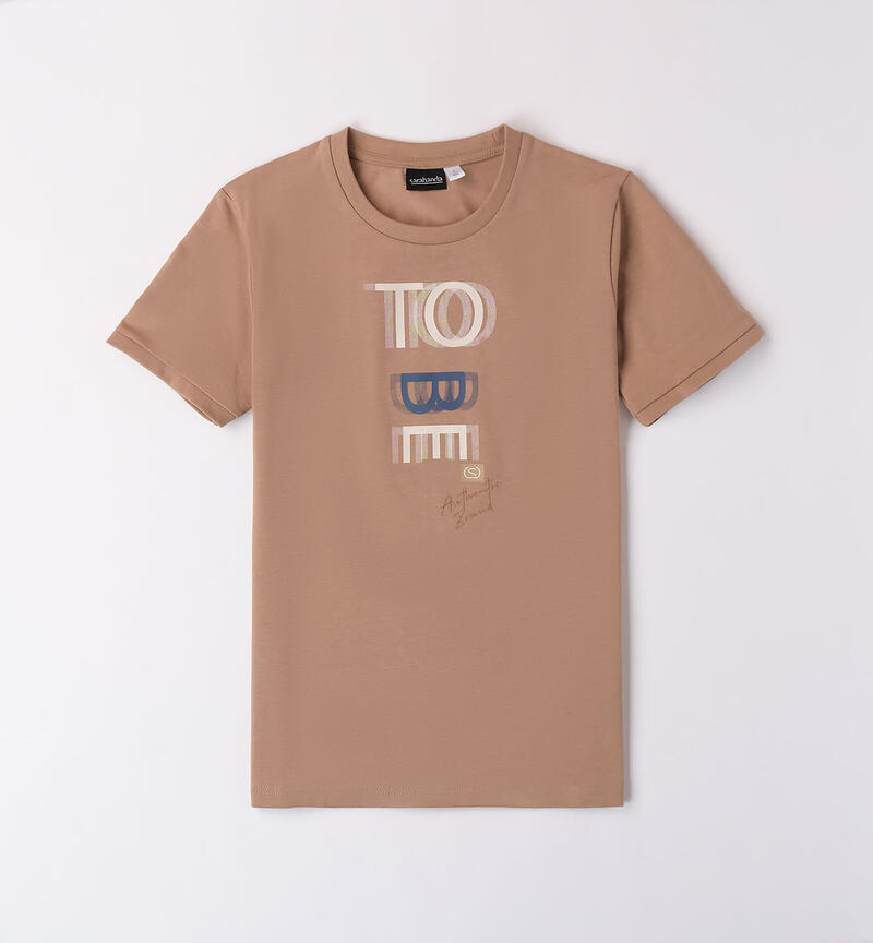 Boys' short-sleeved T-shirt NOCCIOLA-0937