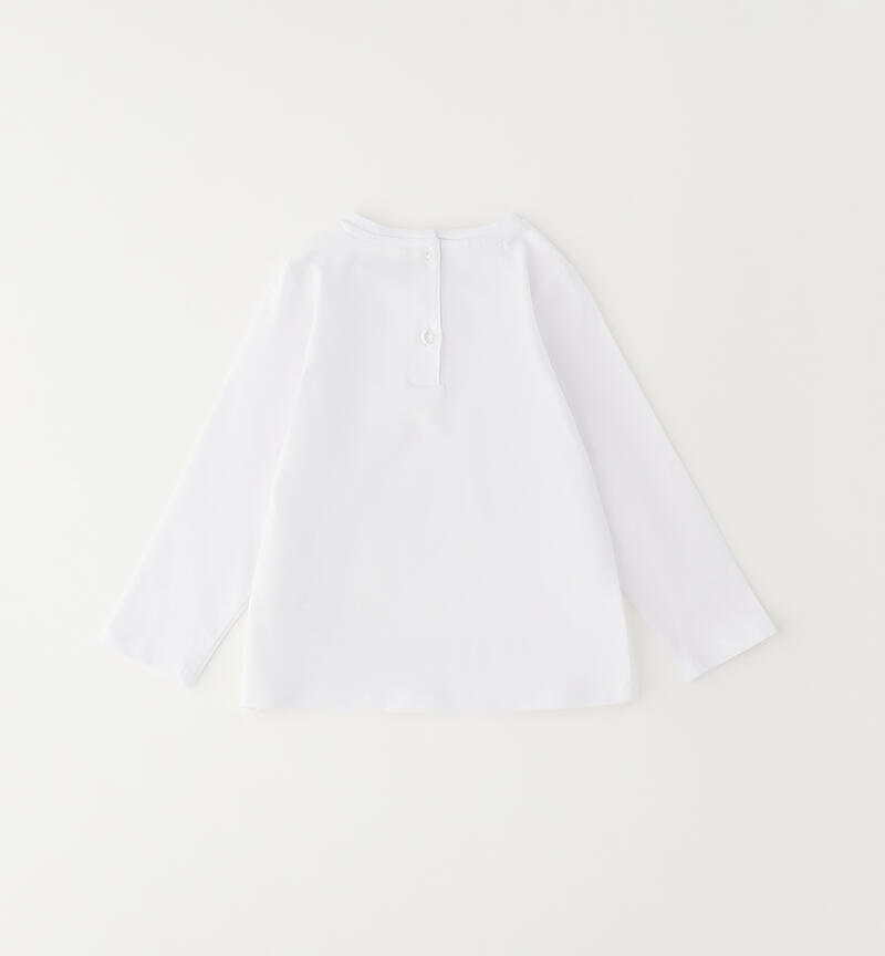 Sarabanda T-shirt for girls BIANCO-0113