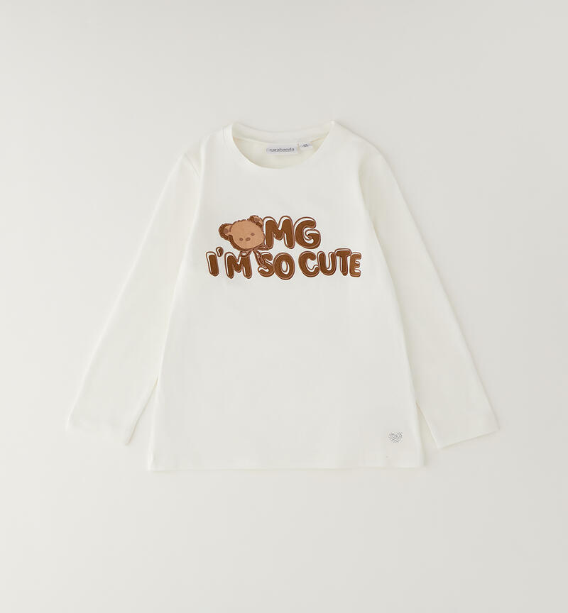 Sarabanda T-shirt for girls PANNA-0112