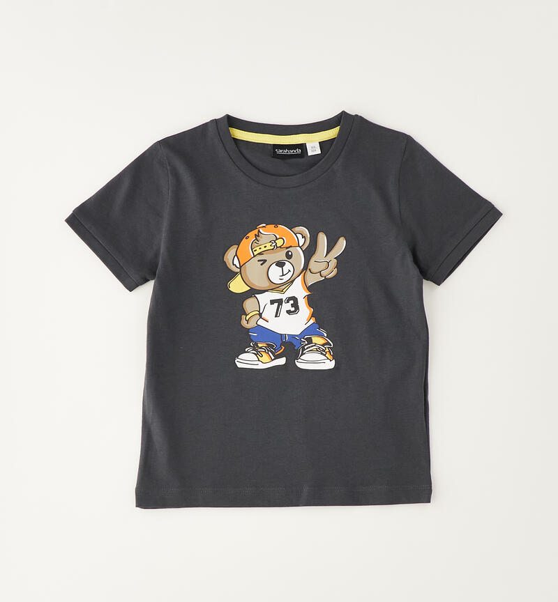 Maglietta Sarabanda bambino GRIGIO SCURO-0566