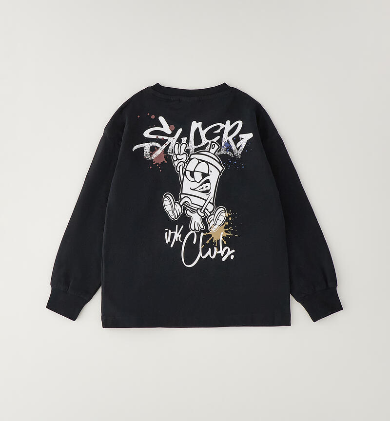 Maglietta Sarabanda bambino NERO-0658