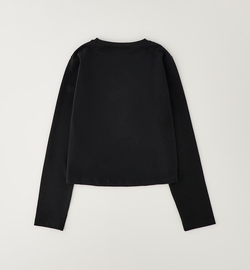 Maglietta Sarabanda in cotone NERO-0658