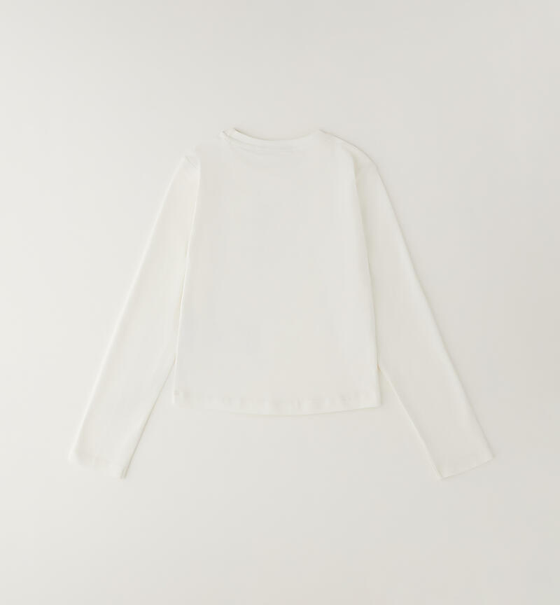 Maglietta Sarabanda in cotone PANNA-0112