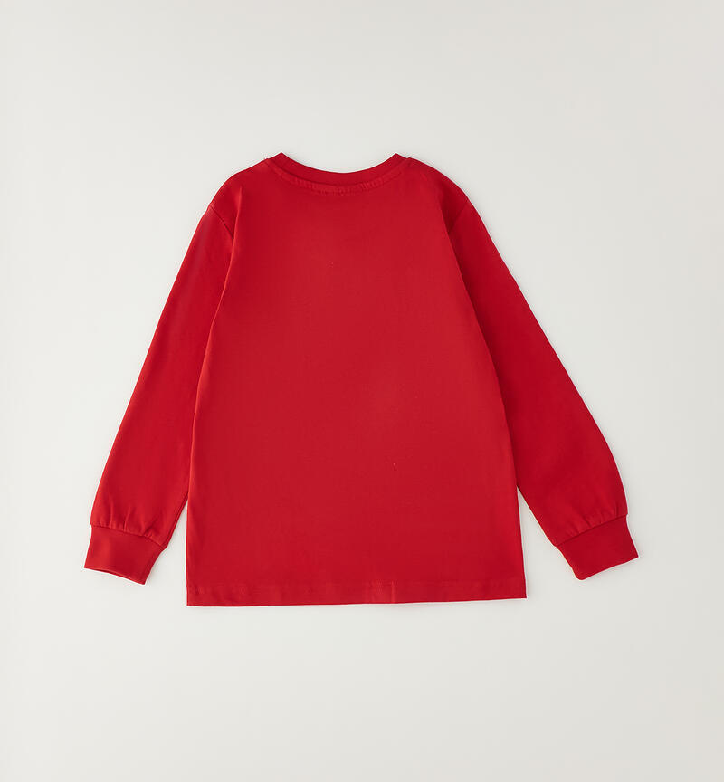 Maglietta Sarabanda in cotone ROSSO-2253