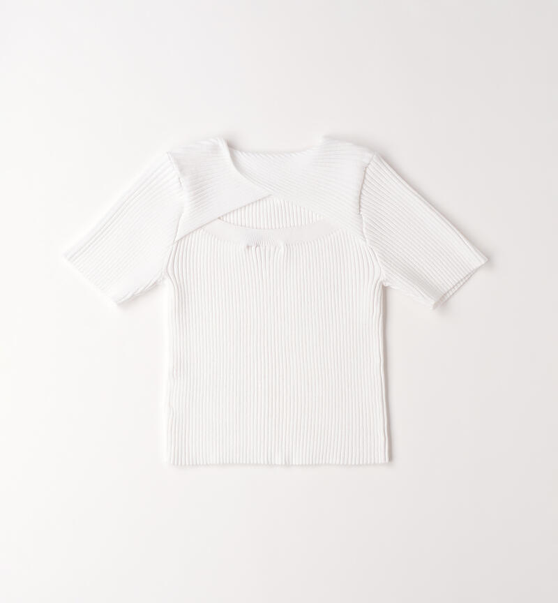 Sarabanda girl's T-shirt BIANCO-0113