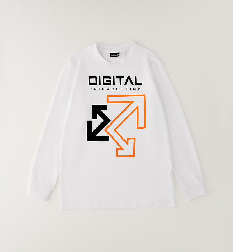 Sarabanda Boys' T-Shirt BIANCO-0113