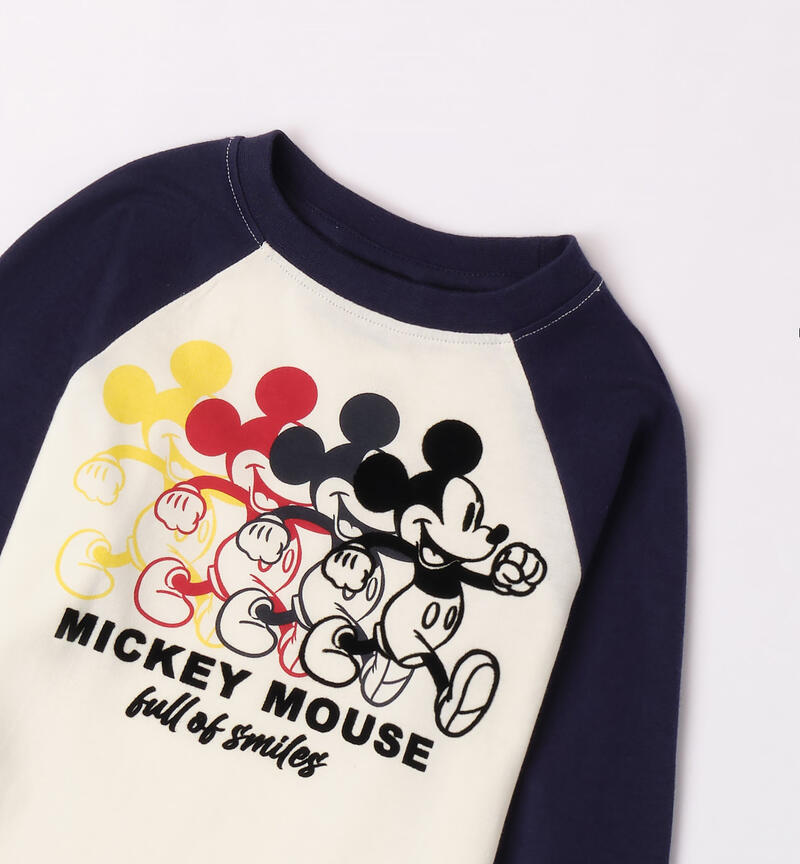 Sarabanda Mickey Mouse t-shirt for boys from 3 to 8 years MILK-0111