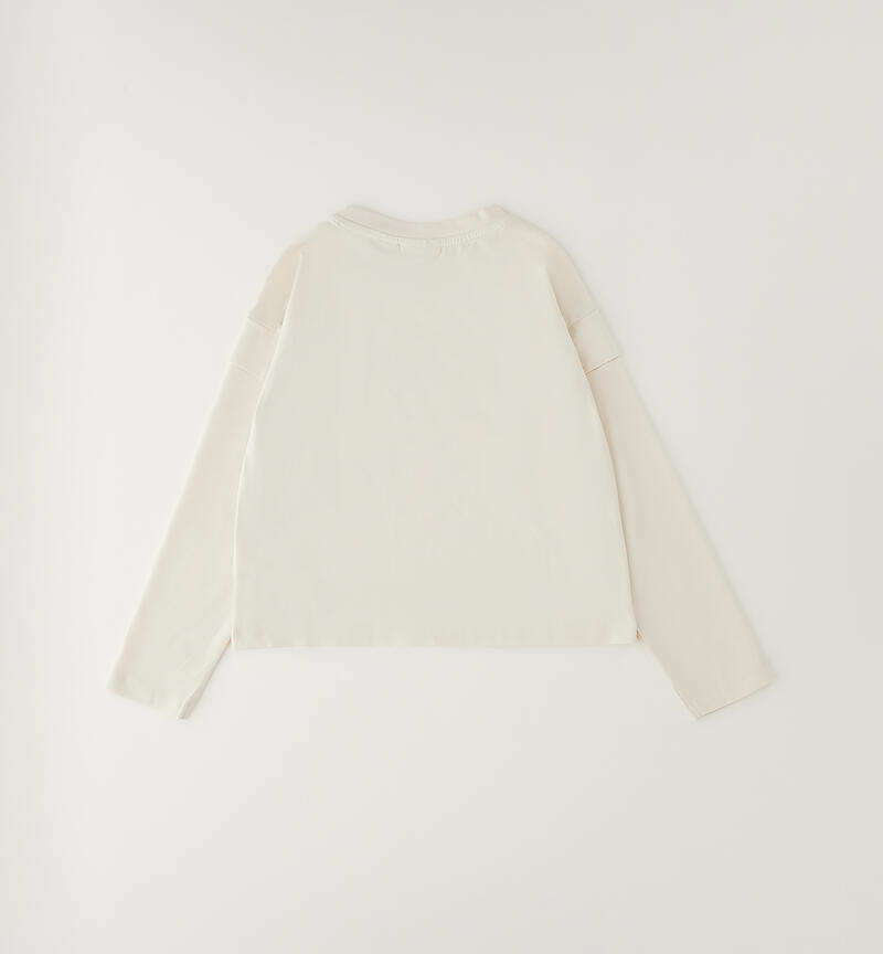 Magliettina per ragazza CREMA-0921