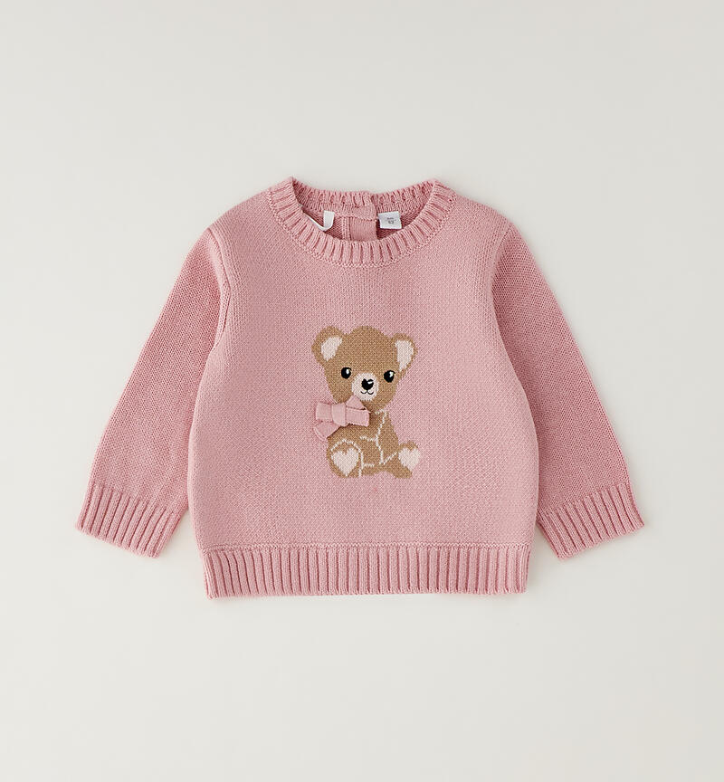 Maglioncino neonata ROSA-3031