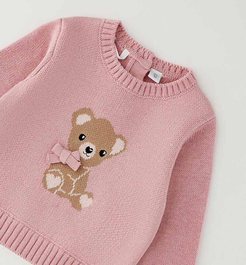 Maglioncino neonata ROSA-3031