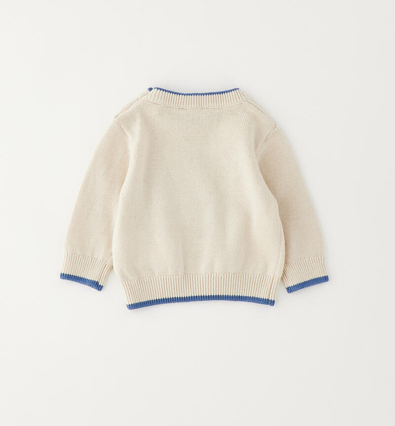Maglioncino neonato Minibanda ECRU'-0164