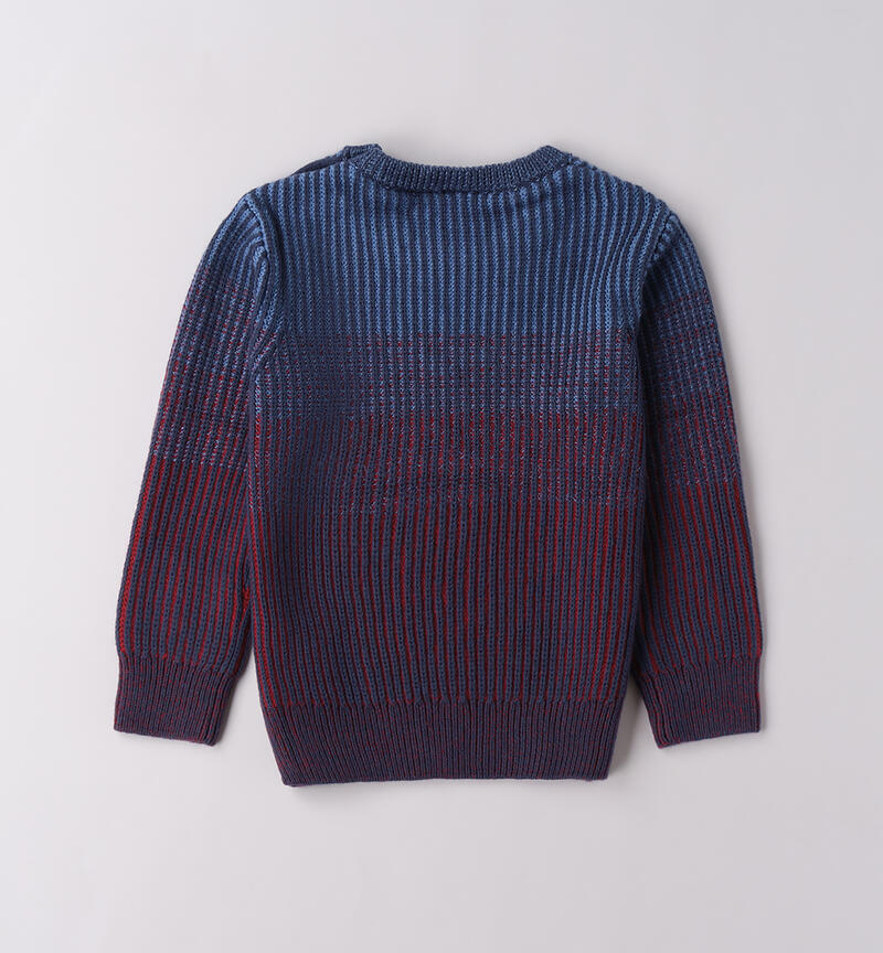 Maglione bambino girocollo BLU-3656