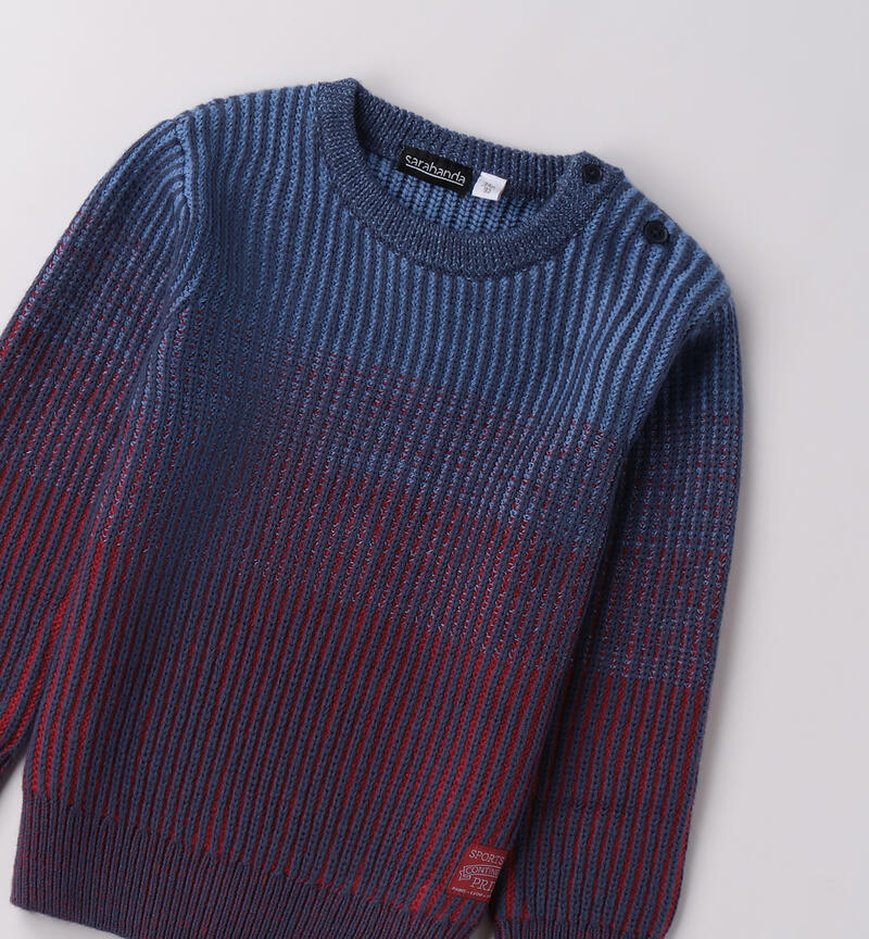 Maglione bambino girocollo BLU-3656