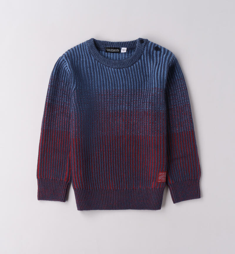 Maglione bambino girocollo BLU-3656