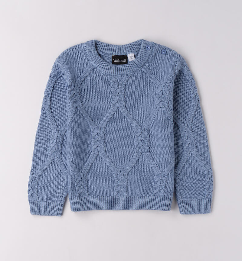 Maglione bambino Sarabanda AZZURRO-3762