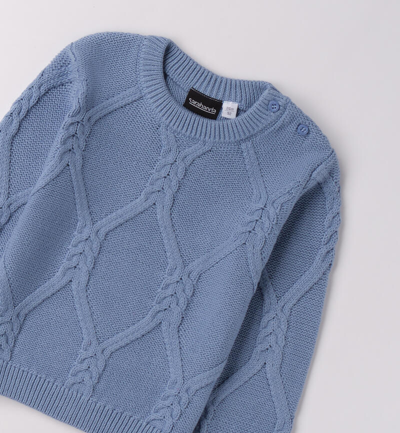 Maglione bambino Sarabanda AZZURRO-3762