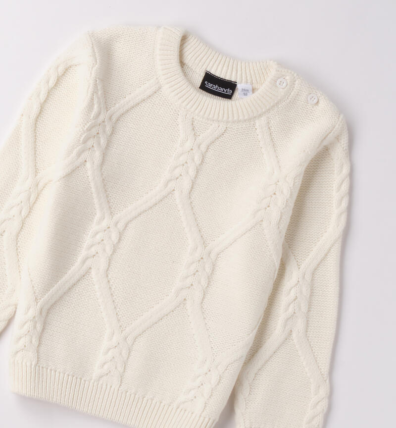 Maglione bambino Sarabanda PANNA-0112