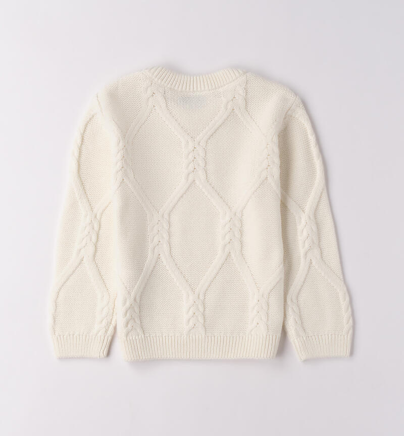 Maglione bambino Sarabanda PANNA-0112