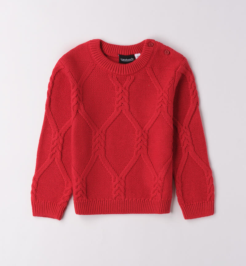 Maglione bambino Sarabanda ROSSO-2253