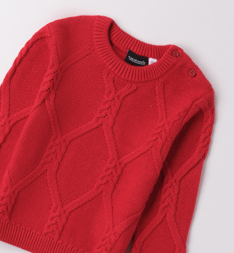 Maglione bambino Sarabanda ROSSO-2253