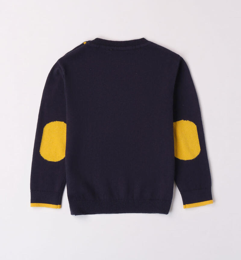 Sarabanda beaver jumper for boys from 9 months to 8 years NAVY-3854
