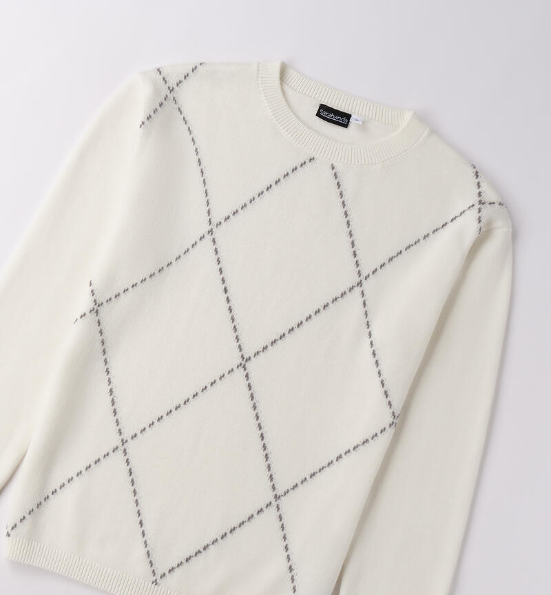 Maglione da ragazzo Sarabanda PANNA-0112