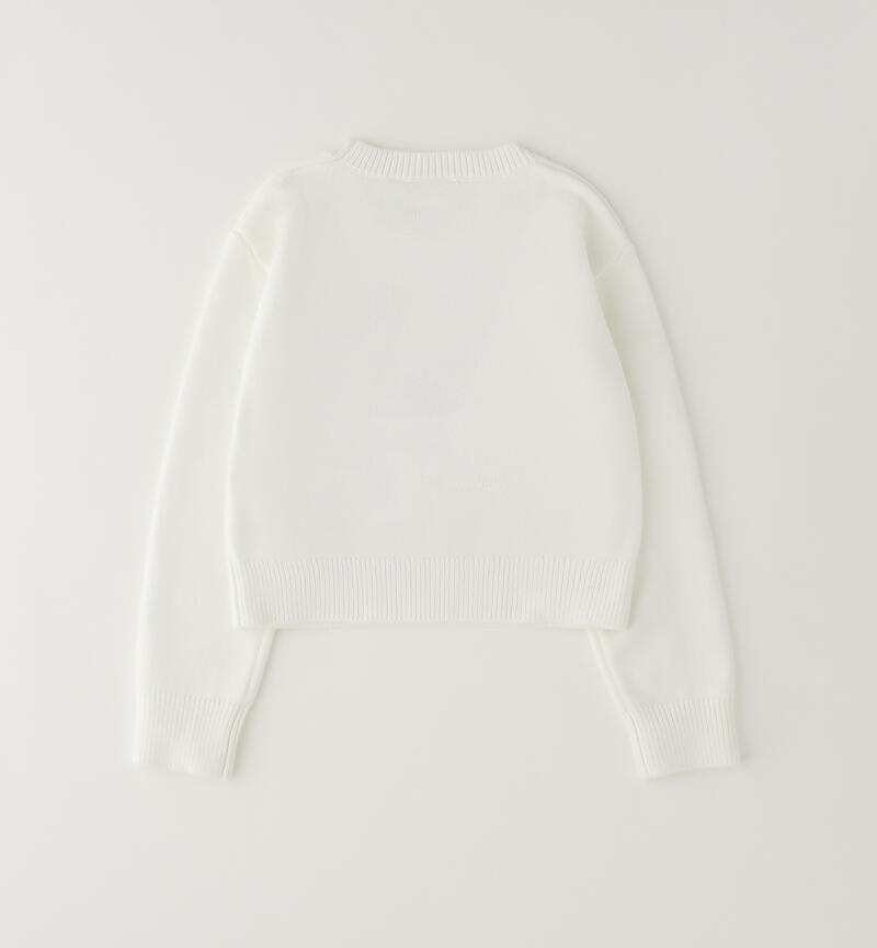 Maglione Natale bambina PANNA-0112