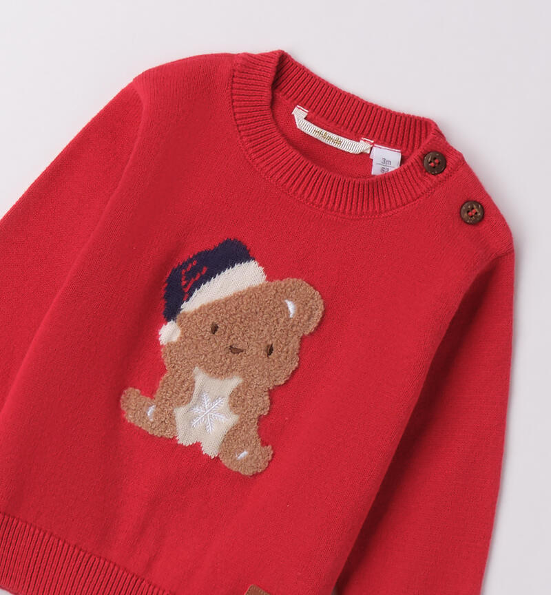 Christmas baby sweater ROSSO-2253