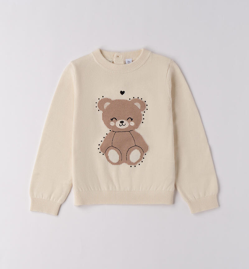 Maglione per bambina CREMA-0921