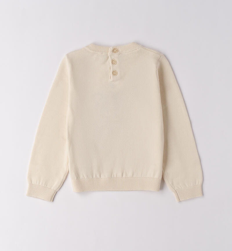 Maglione per bambina CREMA-0921