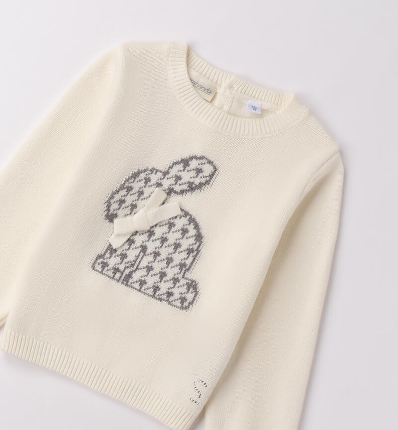 Maglione per bambina PANNA-0112