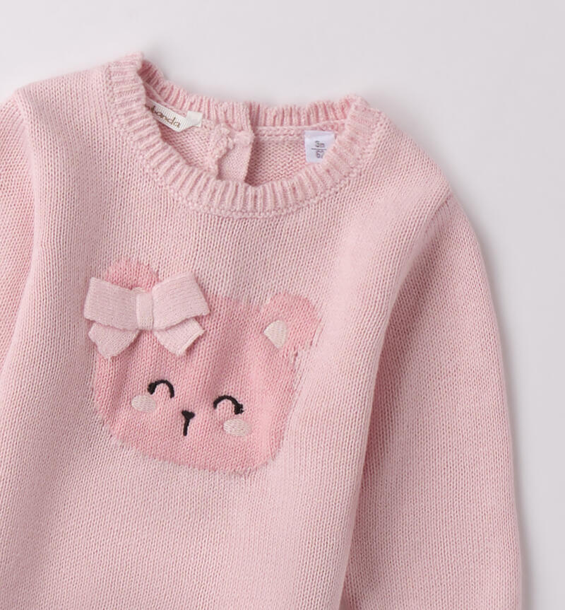 Baby girl sweater PINK-2714