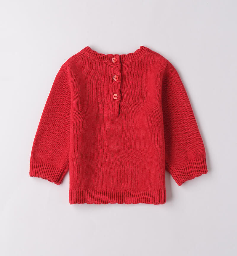 Baby girl sweater ROSSO-2253