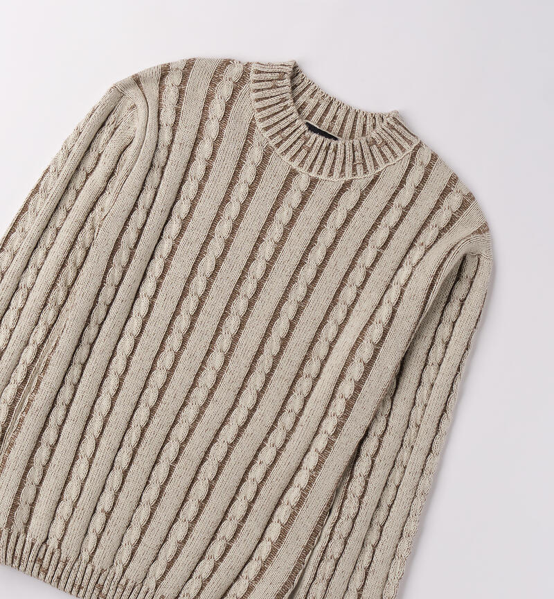Sarabanda sweater for boys ECRU-0124
