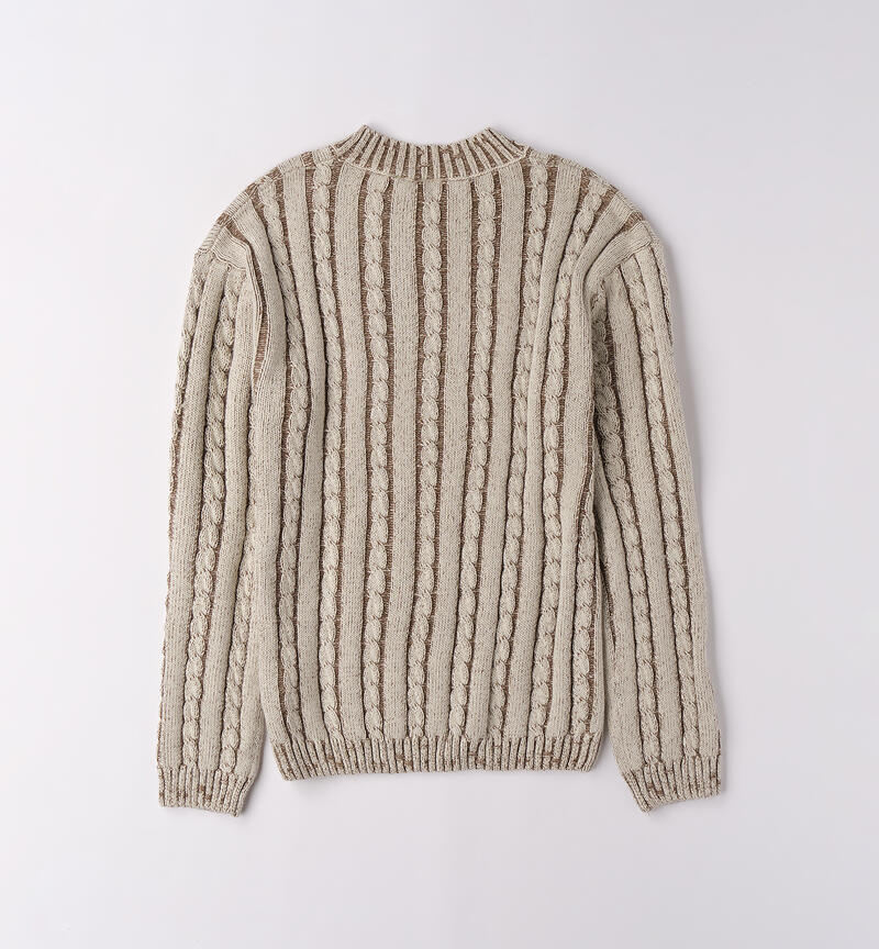 Sarabanda sweater for boys ECRU-0124