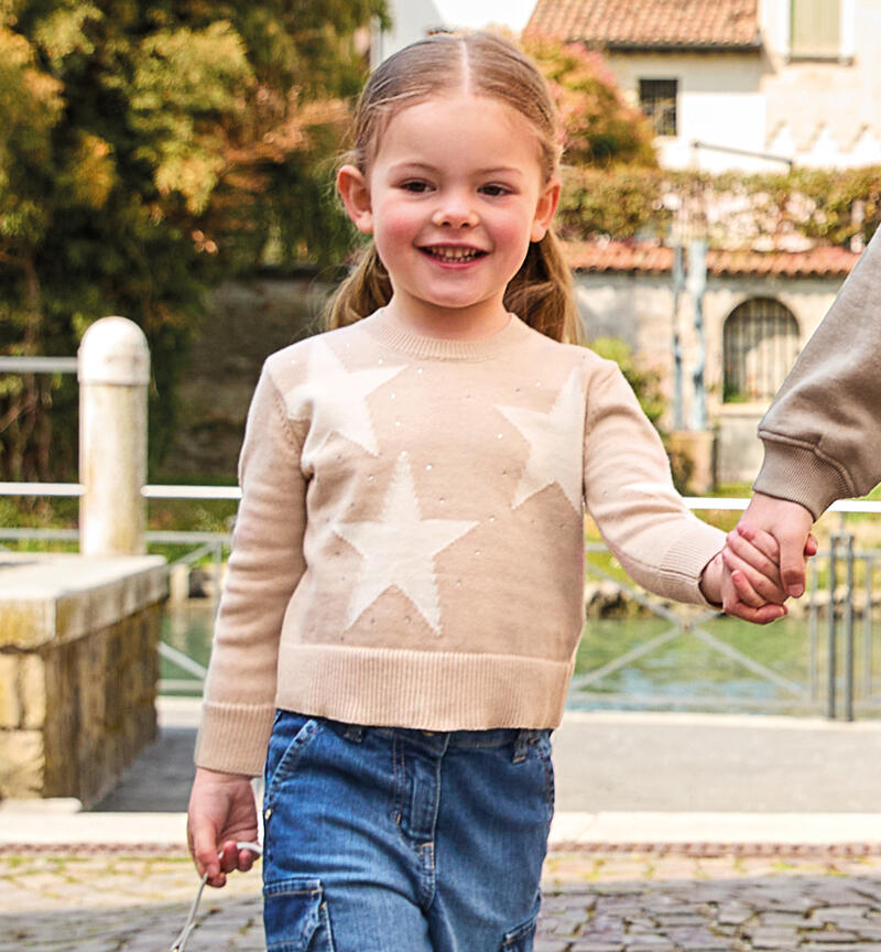 Sarabanda sweater for girls CREMA-0921