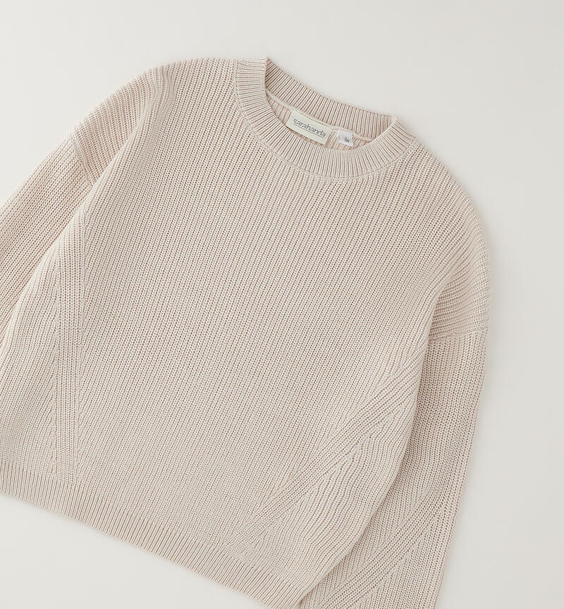 Maglione Sarabanda ragazza ECRU'-0164