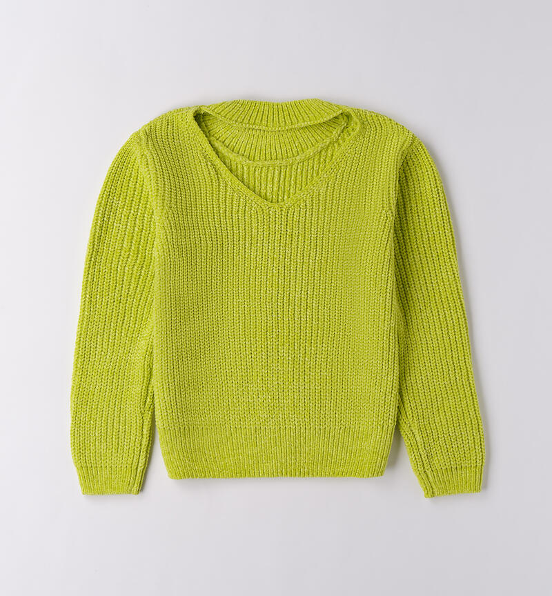 Maglione Sarabanda ragazza LIME-5233