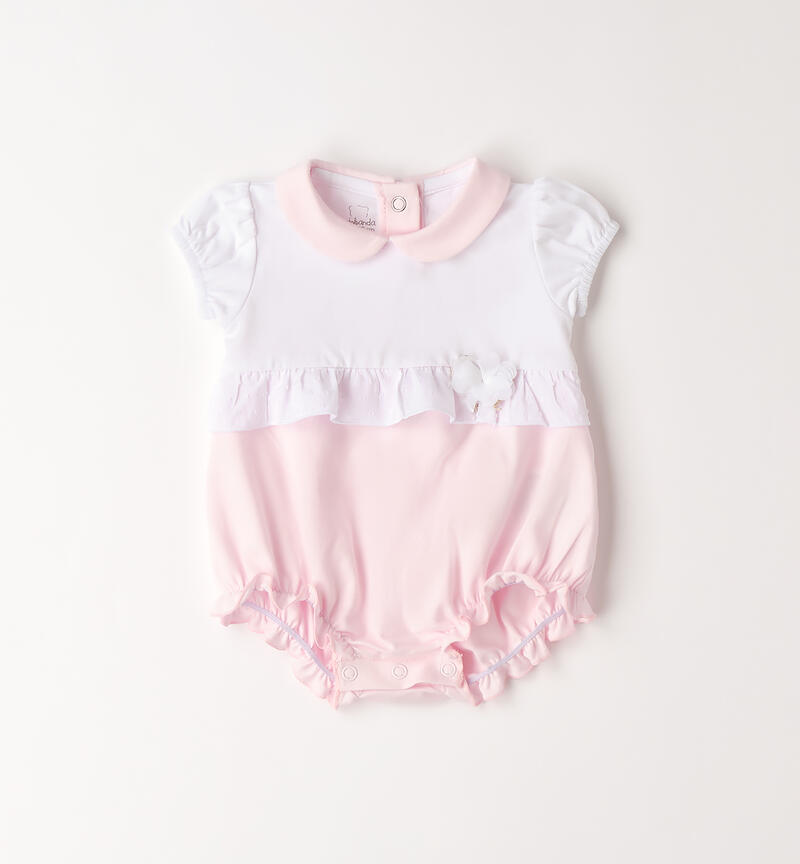 Baby girl's romper LIGHT PINK-2481