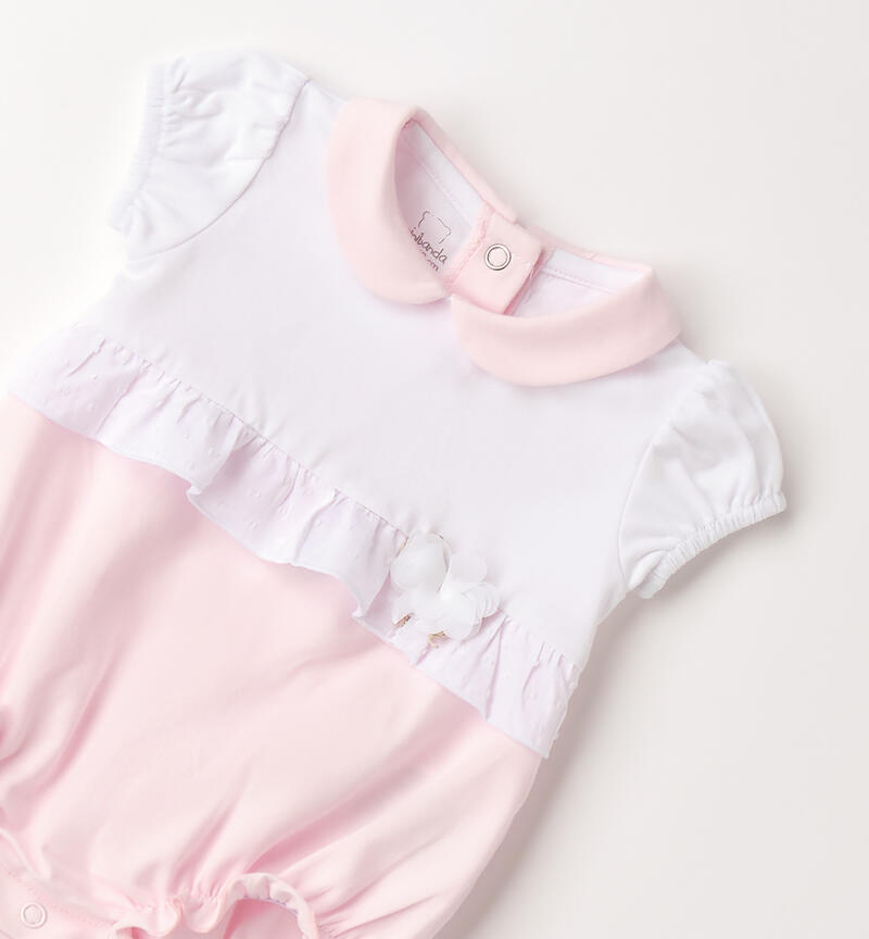 Baby girl's romper LIGHT PINK-2481