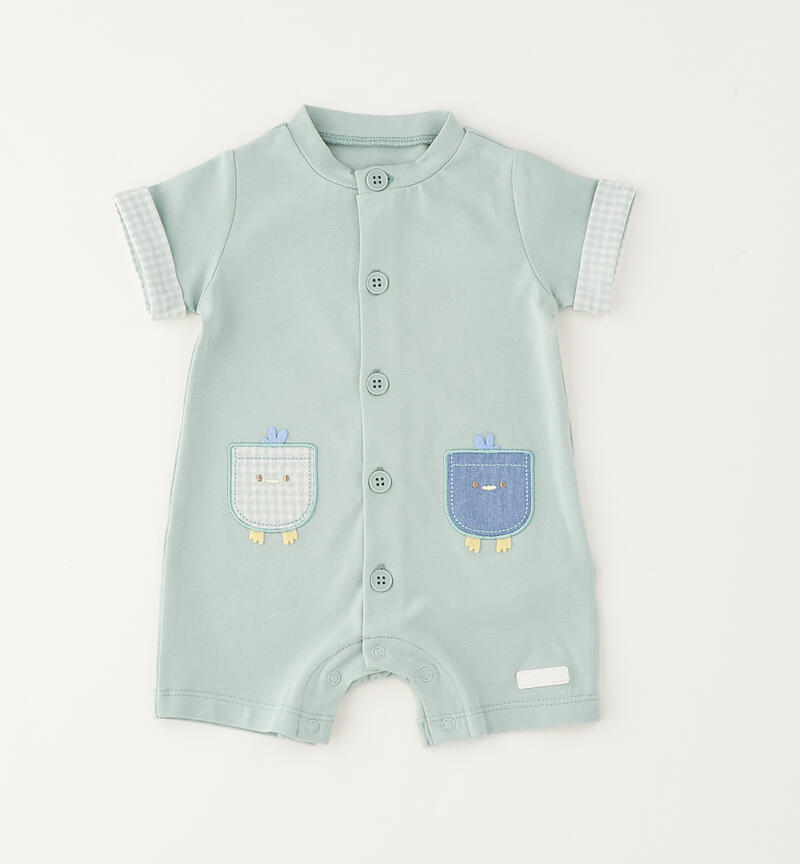 Minibanda baby romper L.GREEN-4212