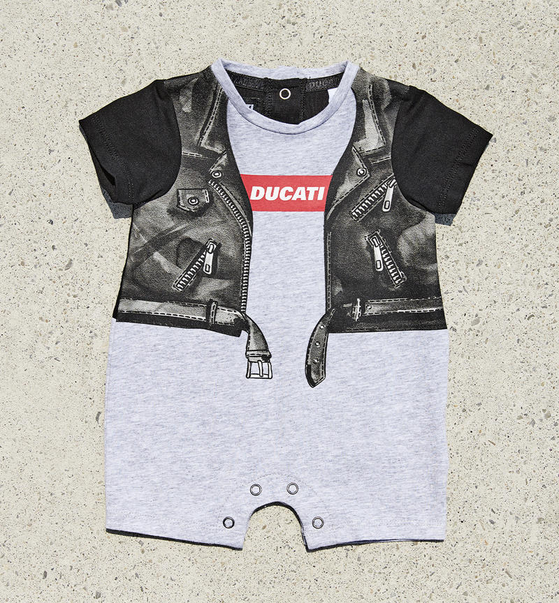 Pagliaccetto Ducati per neonato da 3 a 24 mesi GRIGIO MELANGE-8992
