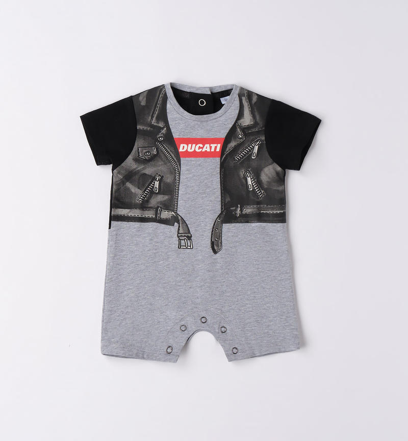 Pagliaccetto Ducati per neonato da 3 a 24 mesi GRIGIO MELANGE-8992