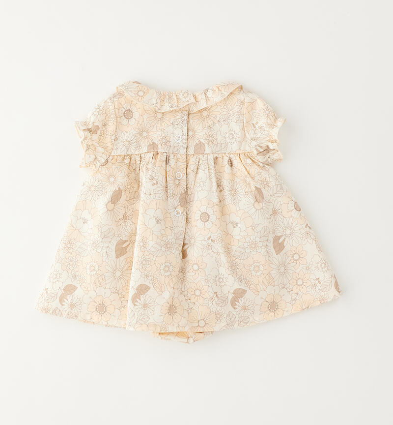 Summer baby romper PANNA-ECRU'-6BZM