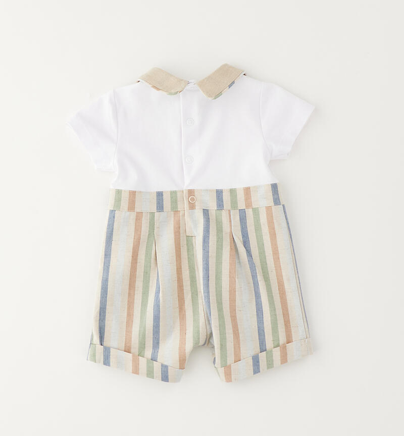 Pagliaccetto per neonato BIANCO-0113