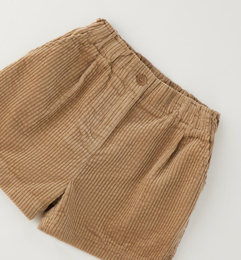 Pantaloncini corti bambina BISCOTTO-0946