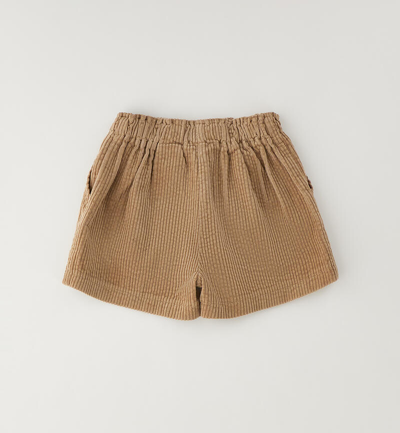 Pantaloncini corti bambina BISCOTTO-0946
